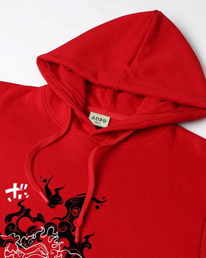 ADRO Hoodies for Men | Printed Hoodie for Men | Cotton Hoodie | Luffy Hoodie Gear 5 | Sweatshirt for Men | Anime Hoodie | H24-LU
