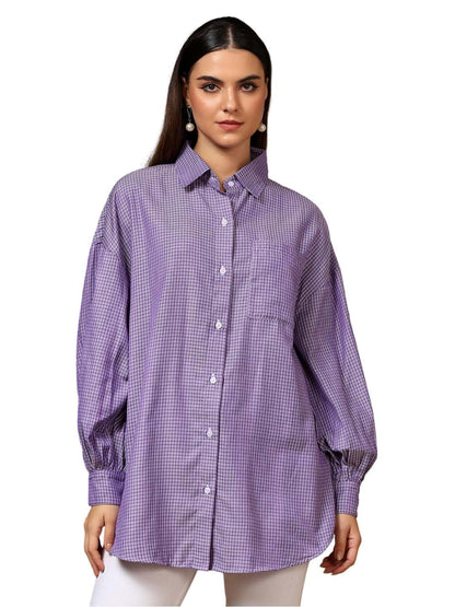 Kotty WomenS Oversized Comfortable & Stylish Casual Shirt(Multicolor,M)