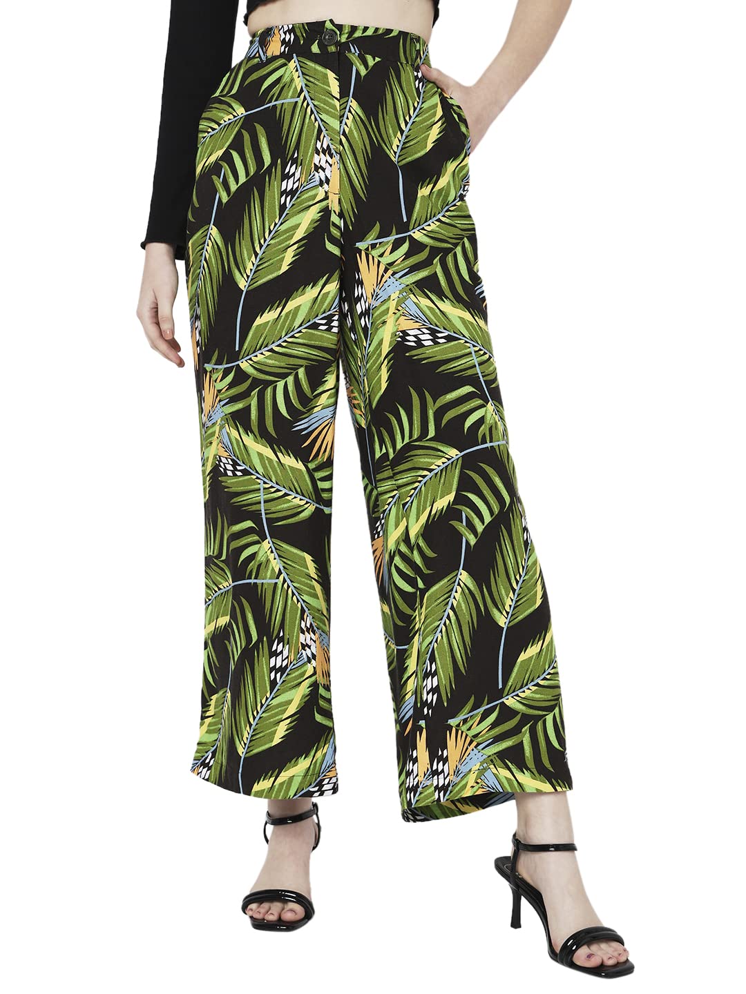 Vero Moda Straight Fit Pant (10299480_Jet Black_M)