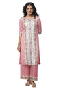 Aurelia Women's Viscose Kurta & Palazzo (23FEAS14290-504189_White