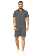 Rigo Printed Co-Ord Set For MenS | Casual Shirt & Shorts Night Suit Set | Lounge-Wear Nightdress Shorts Set For MenS | Night W