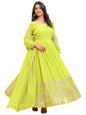 Fashion Basket Georegtte Anarkali Long Dress For Women