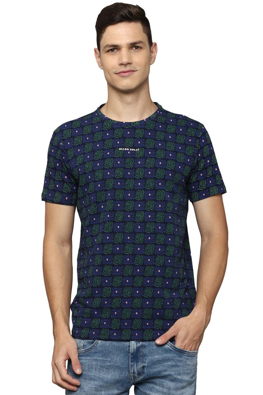 Allen Solly Men Slim Fit Printed T-Shirt