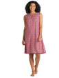 Evolove Women'S Viscose Liva Knee Length Short Night Gown Nighty Dress With Pocket, Super Soft Comfortable (Fuchsia, Sngry3029Fh