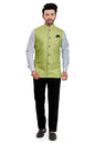 BE ACTIVE Mens Linen Blend Nehru Jacket With Mandarin Collar || Ethnic Koti For Men || Men Koti Formal|| Men Koti Wedding (RFKT