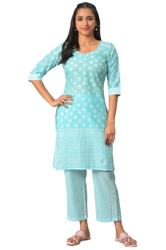 Aurelia Women's Cotton Animal Print Regular Clothing Set