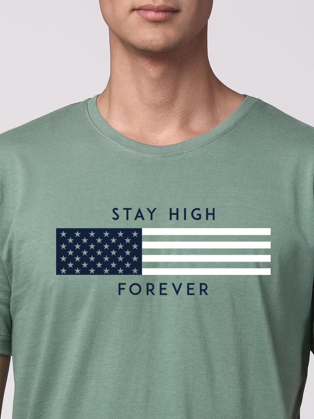 ADRO Mens Flag Printed Cotton T-Shirt_RN24-L2-FLAG-PT