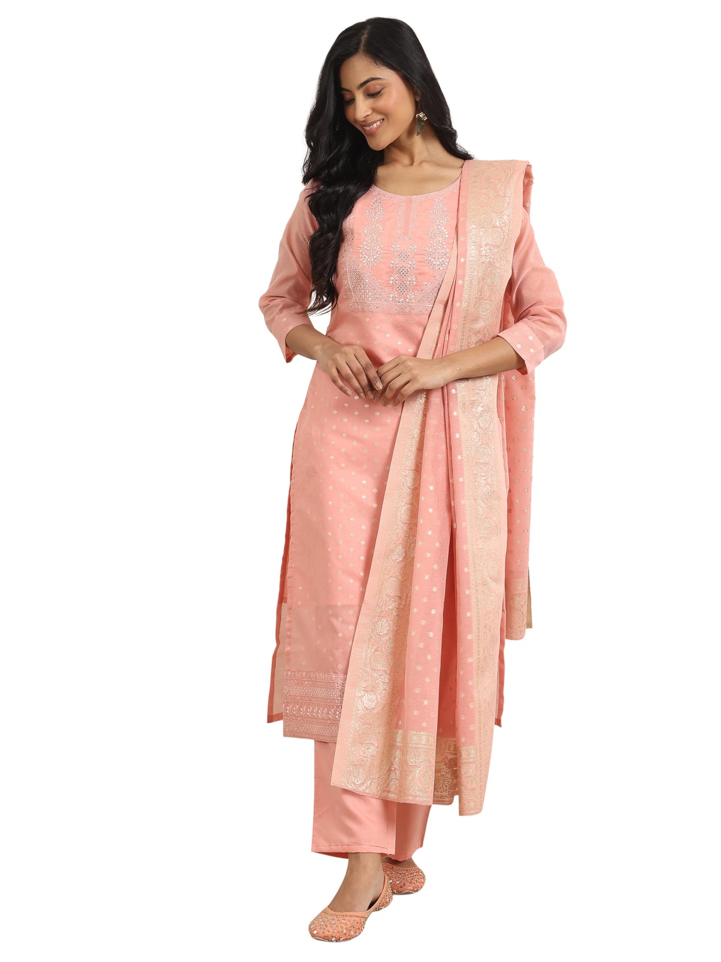 Libas WomenS Silk Blend Kurta Sets (99064Or