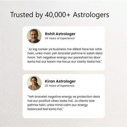 Astrotalk Rudraksha Karungali Healing Bracelet With Damru | Original 5 Mukhi Rudraksha & Karungali Beads | Shields from Evil Eye & Brings Focus | Bracelet for Men & Women | Gift for Man & Woman