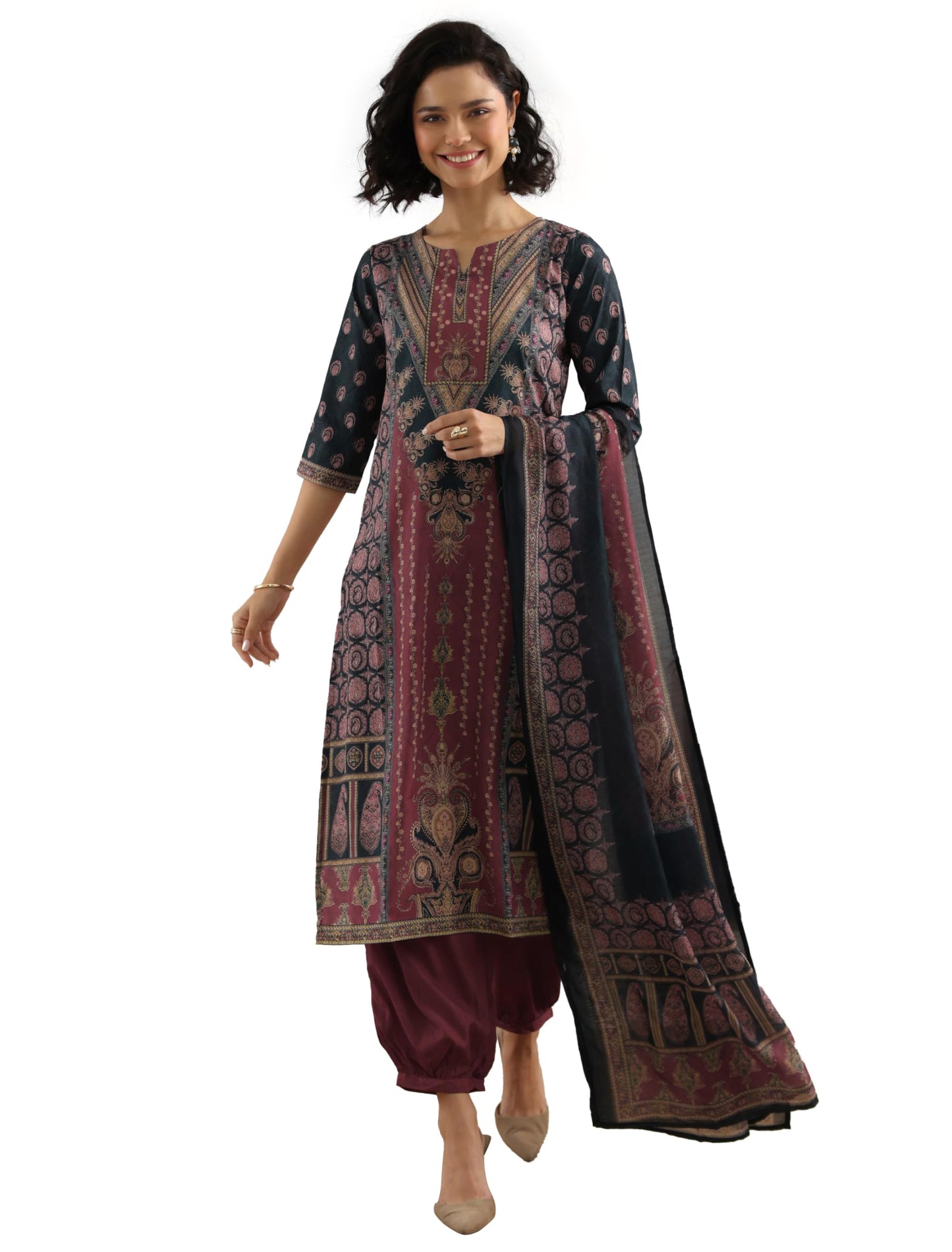 Libas WomenS Pure Cotton Kurta Set (359180R