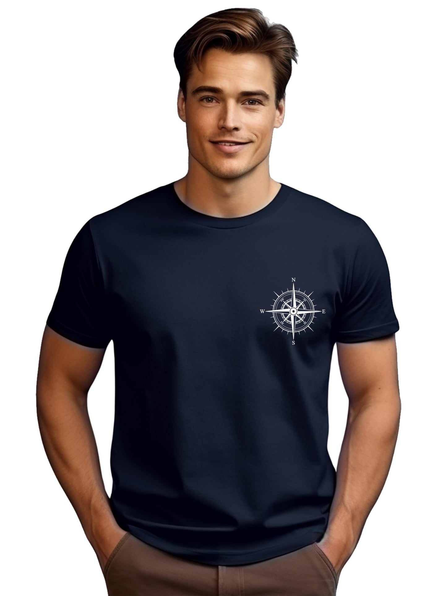 ADRO Tshirt for Men | Printed T Shirt for Men | 100% Cotton Tshirt | Graphic Printed T-Shirt | Chest Printed Tshirt | Unisex Tsh