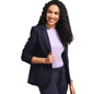 Enamor Athleisure Slim Fit Single Breasted One Button Sporty Blazer for Women with 2 Side Zipper Pockets - A903 | Quick Dry & An