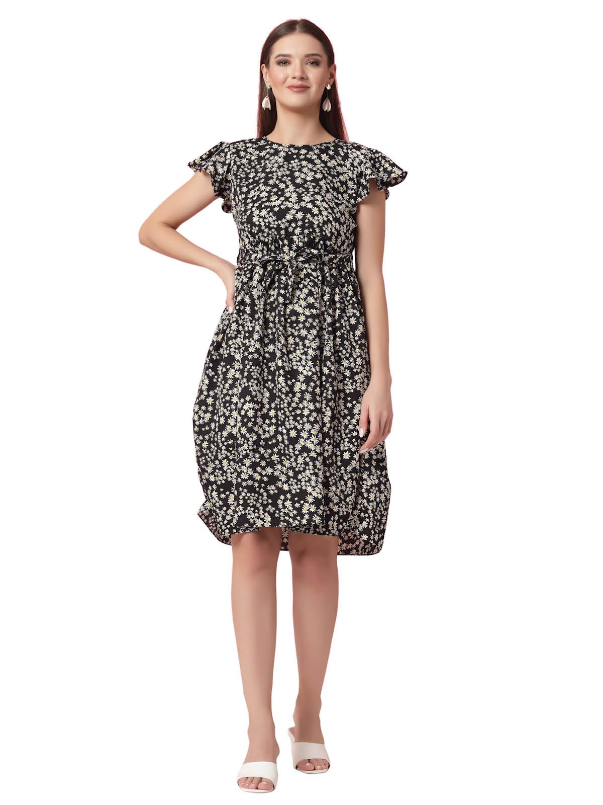 Oomph! WomenS Western & Fusion Wear Western Dresses For Women Black - Md800