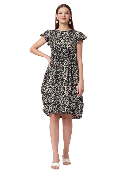 Oomph! WomenS Western & Fusion Wear Western Dresses For Women Black - Md800