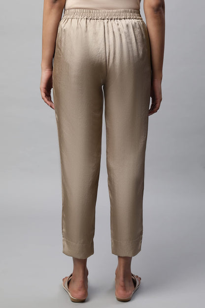 Aurelia Solid Strechable Trouser For Women | Ankle Length Trouser For Women | Pants For Women