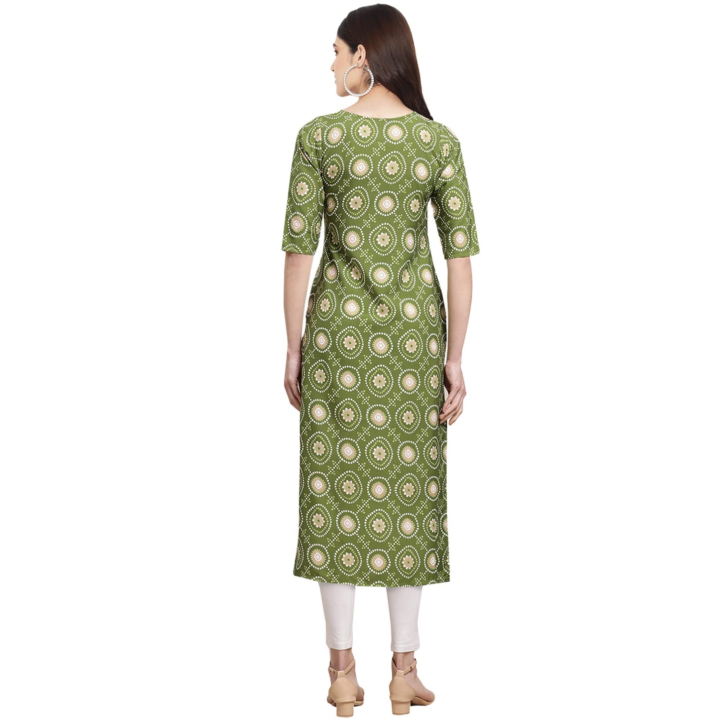 Pinkmint Women's Crepe Digital Print Straight Kurta [Pack of 3] (CKB_337-330-336)