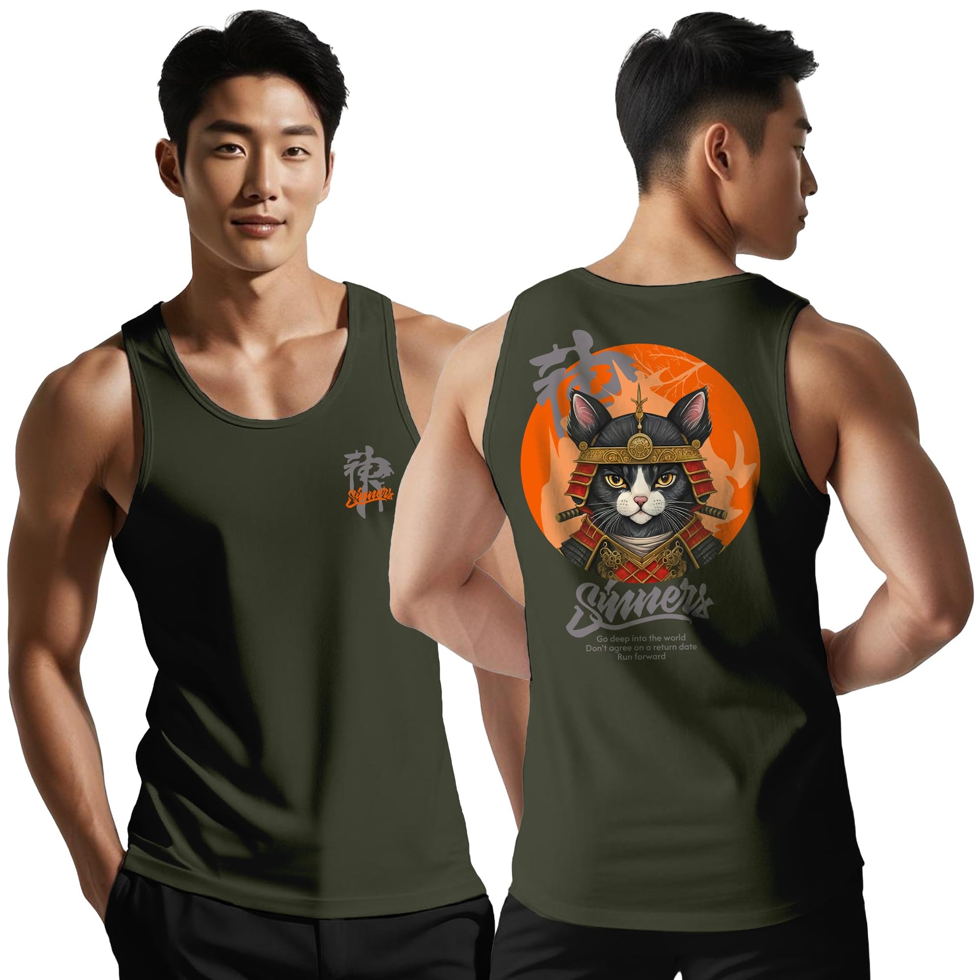 Peppyzone Mens Regular Fit Vest (TT-Trendy50_Olive