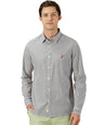 Thomas Scott Stripes Long Sleeve Casual Shirt with Spread Coller Shirts for Mens Navy