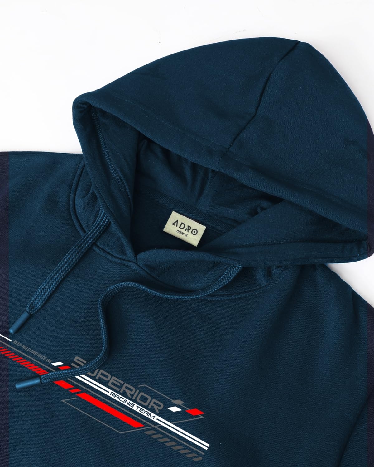 ADRO Hoodies for Men | Printed Regular Fit Hoodie | Cotton Hoodie | Mens Hoodies | Sweatshirt for Men | Hooded Hoodie | H24-RAC-