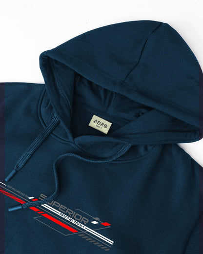 ADRO Hoodies for Men | Printed Regular Fit Hoodie | Cotton Hoodie | Mens Hoodies | Sweatshirt for Men | Hooded Hoodie | H24-RAC-
