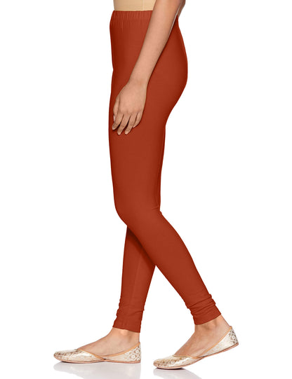 Rupa Women Mid Rise Softline 4D Cotton Stretch Comfort Leggings All-Purpose Fashion for Western, Ethnic, Sporty, and Casual Wear