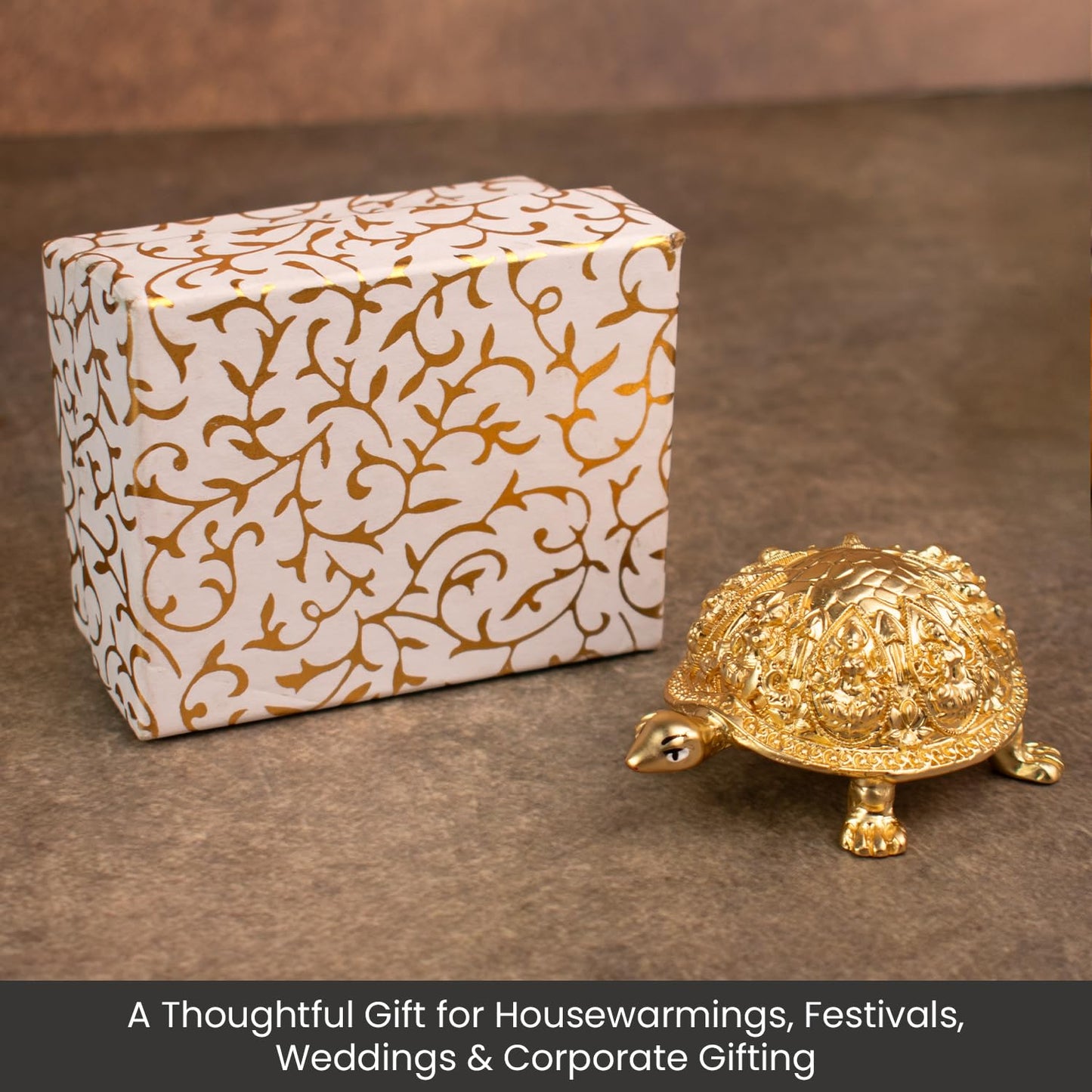 Astrotalk Ashtalakshmi Tortoise Idol | Divine Laxmi Idol Carved Turtle for Wealth, Harmony & Financial Stability | Vastu Tortoise for Good Luck for Home, Pooja Room & Office | Gift for Man & Woman