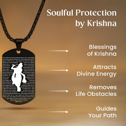 Astrotalk Shree Krishna Maha-Mantra Kavach | Blessings, Prosperity & Strength | 108 Hours Energized by Top Astrologers | Engraved Lord Krishna Pendant
