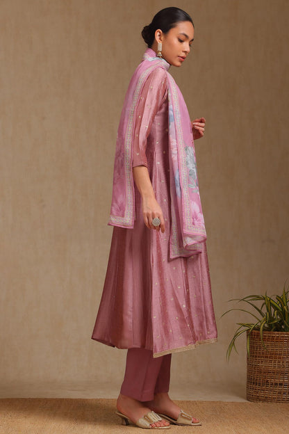 Soch Womens Vichitra Salwar Suit Set (EWS5CD21734_Blush Pink