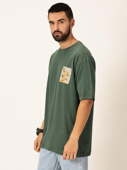 Thomas Scott Mens Oversized Fit T-Shirt (TSKOversized_Green Summer