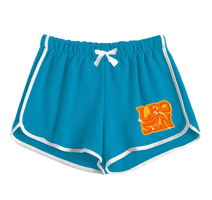 Kyda Kids Girls 100% Cotton Printed Regular Fit Shorts - Multicolor (Pack Of 3)