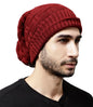 Weavers Villa Snow Proof Inside Fur Acro Wool Unisex Beanie Cap Knit Hat Thick Fleece Lined Winter Cap for Men & Women, Free Siz