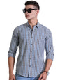 Thomas Scott Mens | Checks Printed | Long Sleeve | Regular Fit | 100% Cotton | Casual & Semi Formal | Shirt for Men (Available