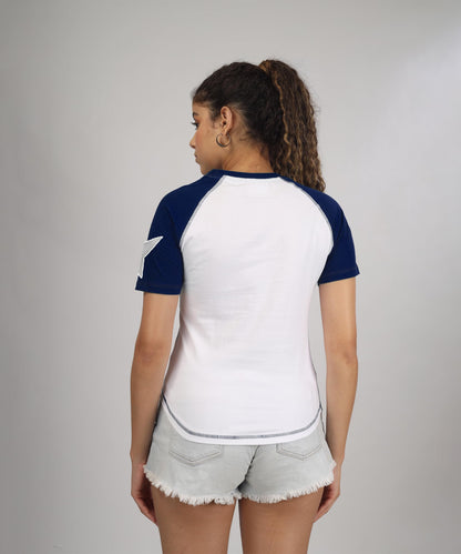 SHODOX Womens 100% Cotton Printed Regular fit Round Neck Short Sleeve Tshirt (Pack of 1)