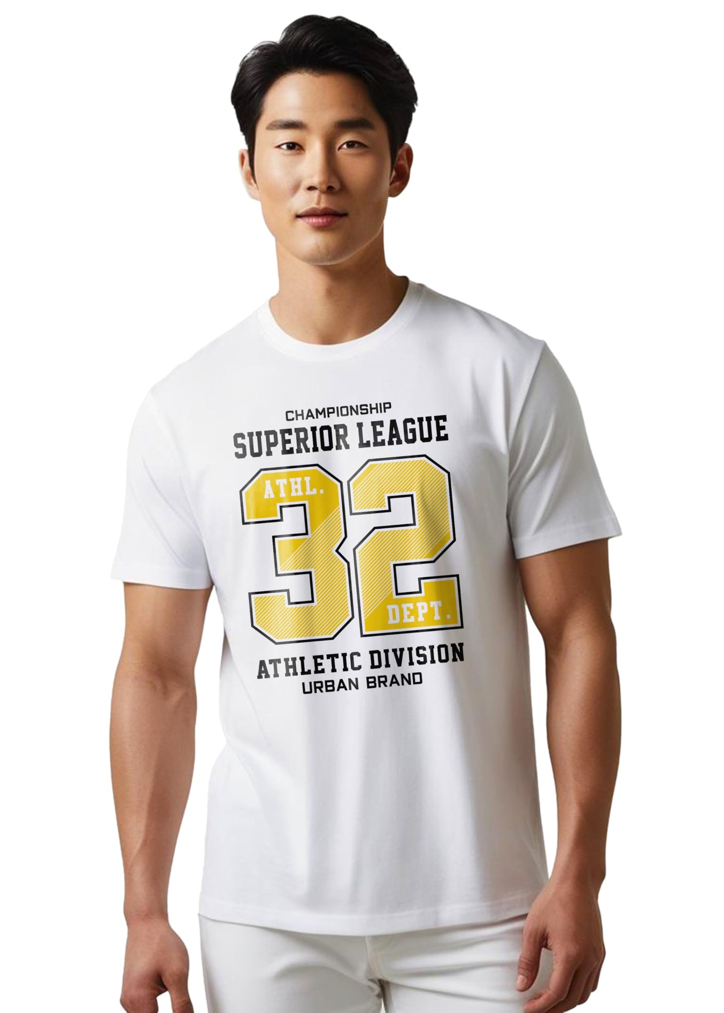 Peppyzone Mens Regular Fit T-Shirt (PZ-N-8372_White5