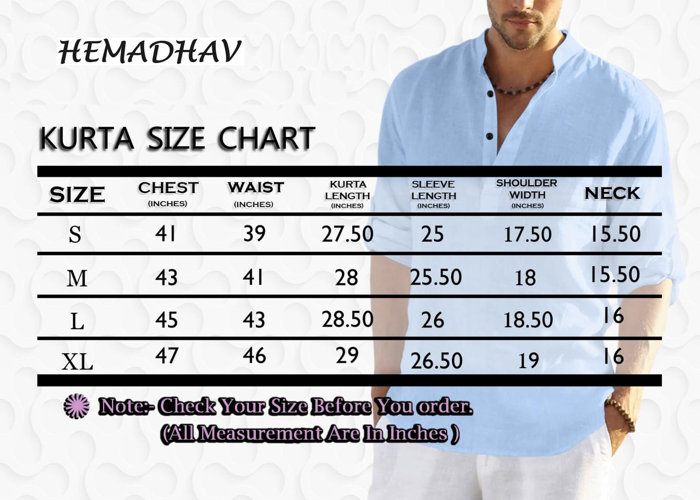 Hemadhav Combo Of MenS Regular Fit Cotton Blend Casual Kurta (Pack Of 2) Navy Blue - Red