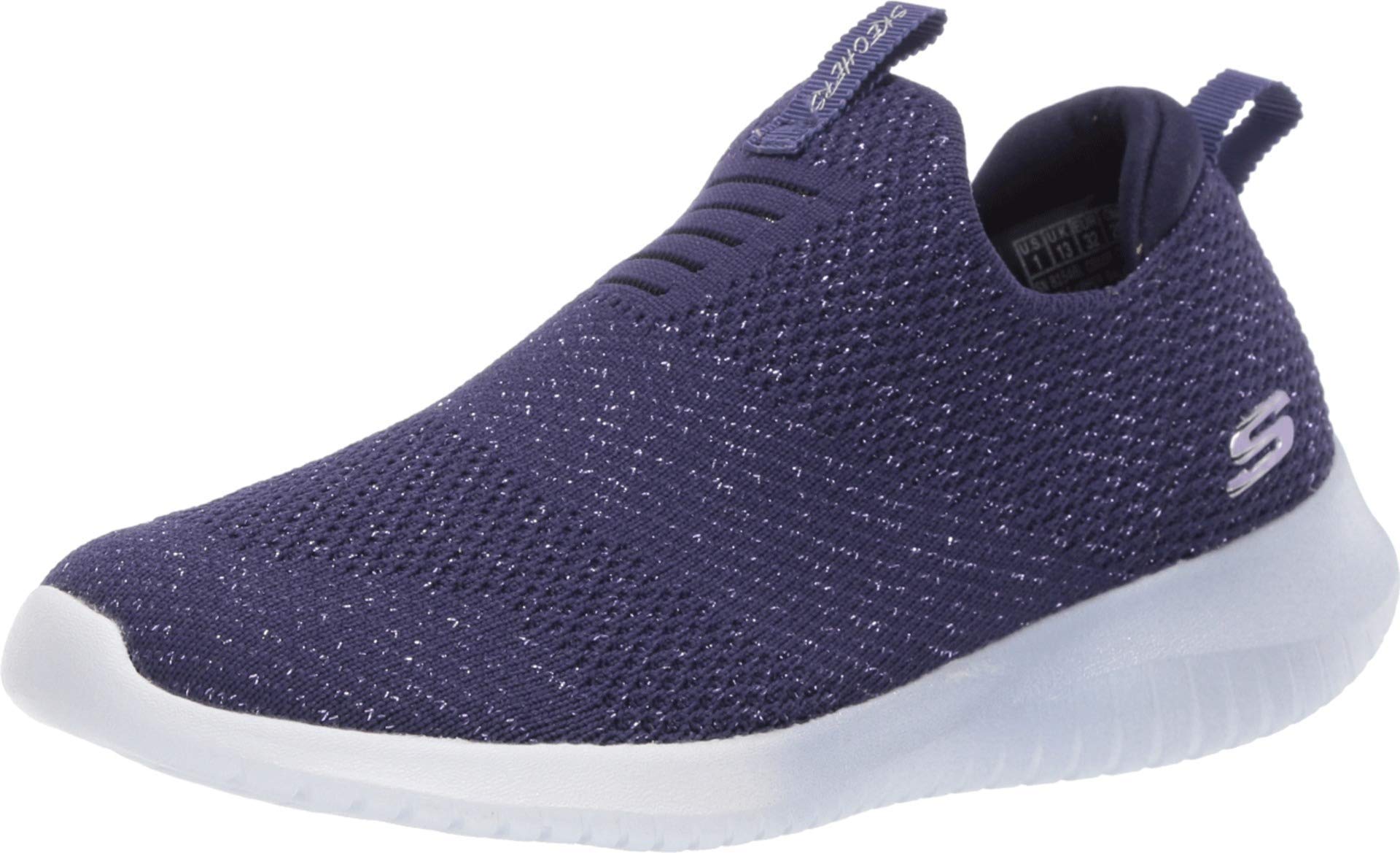 Skechers Girls Ultra Flex Metamorphic Bkrg Color Sneakers