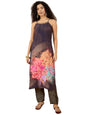 Varanga Women Spaghetti Strap Straight Floral Kurta With Trousers