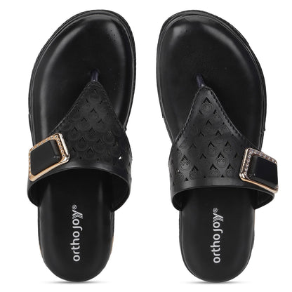 Ortho Joy Doctor Fancy Slipper For Women || Orthopedic WomenS Fancy Slipper/Sandal For Women