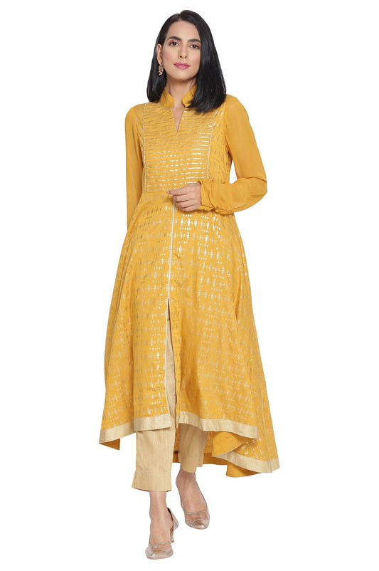 Aurelia Women's Polyester Printed Regular Kurta