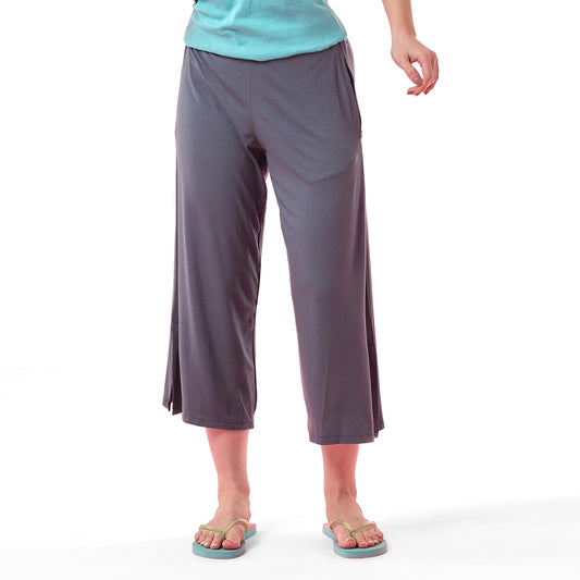 Enamor Womens Relaxed Pants (E064_Dark Slate