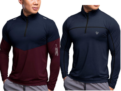 Noble Monk MenS Active Wear Regular Fit T Shirt |Full Sleeves |Casual T-Shirt For Men