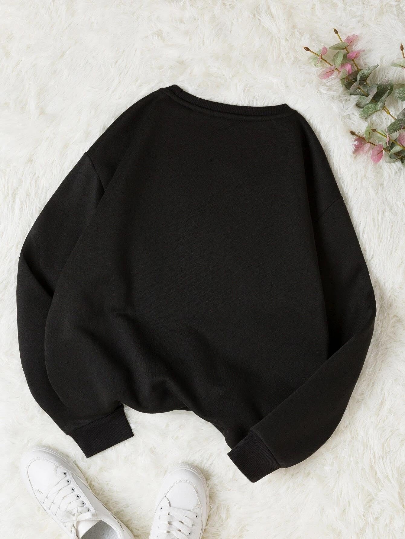 Kotty Women Full Sleeve Round Neck Pinted Sweatshirt