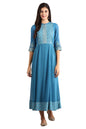 Aurelia WomenS Polyester Regular Dress (21Fea11376-501539_Blue_M)