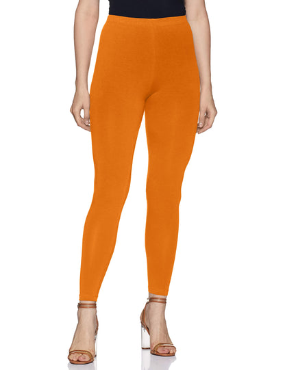 Rupa Softline 4D Cotton Stretch Comfort Ankle Leggings for Women,All-Purpose Fashion for Western, Ethnic, Sporty, and Casual Wea