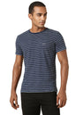 Allen Solly Men Striped Casual Half Sleeve Short Sleeve Crew Neck T-Shirt