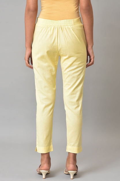 W Cotton Blend Strechable Slim Pants for Women | Cotton Blend Slim Pants for Women | Trousers for Women | W for Woman