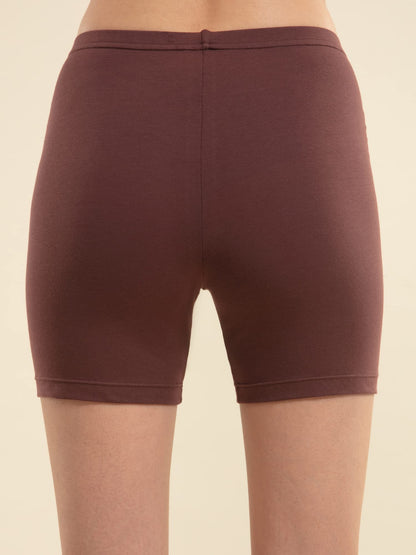 Nykd (Nyp083 Po2 Cotton Stretchable Cycling Shorts For Women | High Waist Shorties With Full Coverage & Concealed Waistband | Id