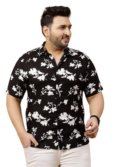 RIGO Rayon Printed Shirts for Men | Hawaiian Shirts for Men | Summer Shirts Shirt for Men | Regular Fit, Plus Size Casual Shirt