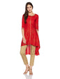 W for Woman Women's Asymmetrical Hemline Kurta (17AU16986-50333_High