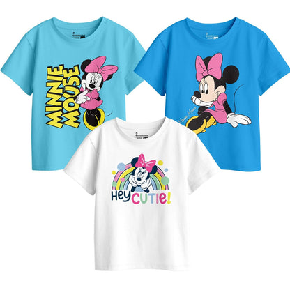 Bon Organik Girls Regular Fit T-Shirt (BON11438_Multi